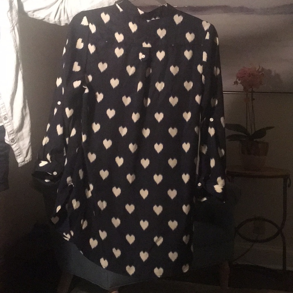 Navy and white top - Picture 2 of 2